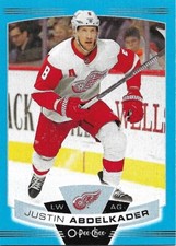 Justin Abdelkader #413 - 2019-20 O-Pee-Chee - Base Blue Border
