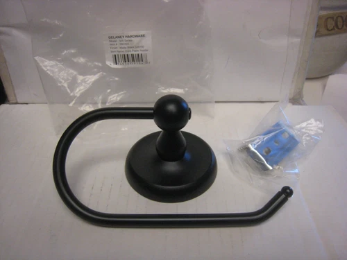 DELANEY 550102 Euro Toilet Tissue Paper Holder Bath Accessory, Oil Rubbed Bronze