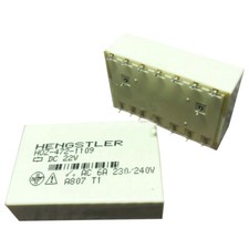 2Pcs HENGSTLER HOZ-472-1109 22VDC Safety Relay 6A 230/240V 16Pins