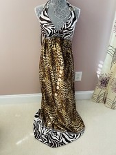 leopard maxi dress