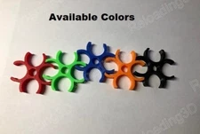 x4 Lee Multi Tube Clip / Clamp for APP, case & bullet feeder - 3D Printed X 4