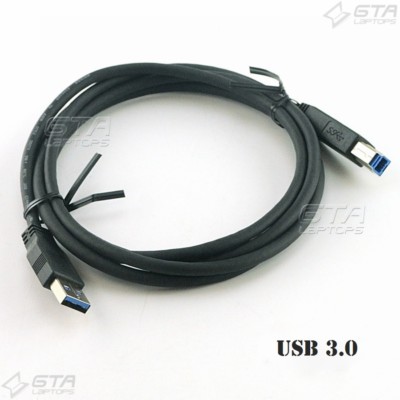 SuperSpeed USB 3.0 Printer/Scanner Cable Type A Male to B Male 6' (1.8m)