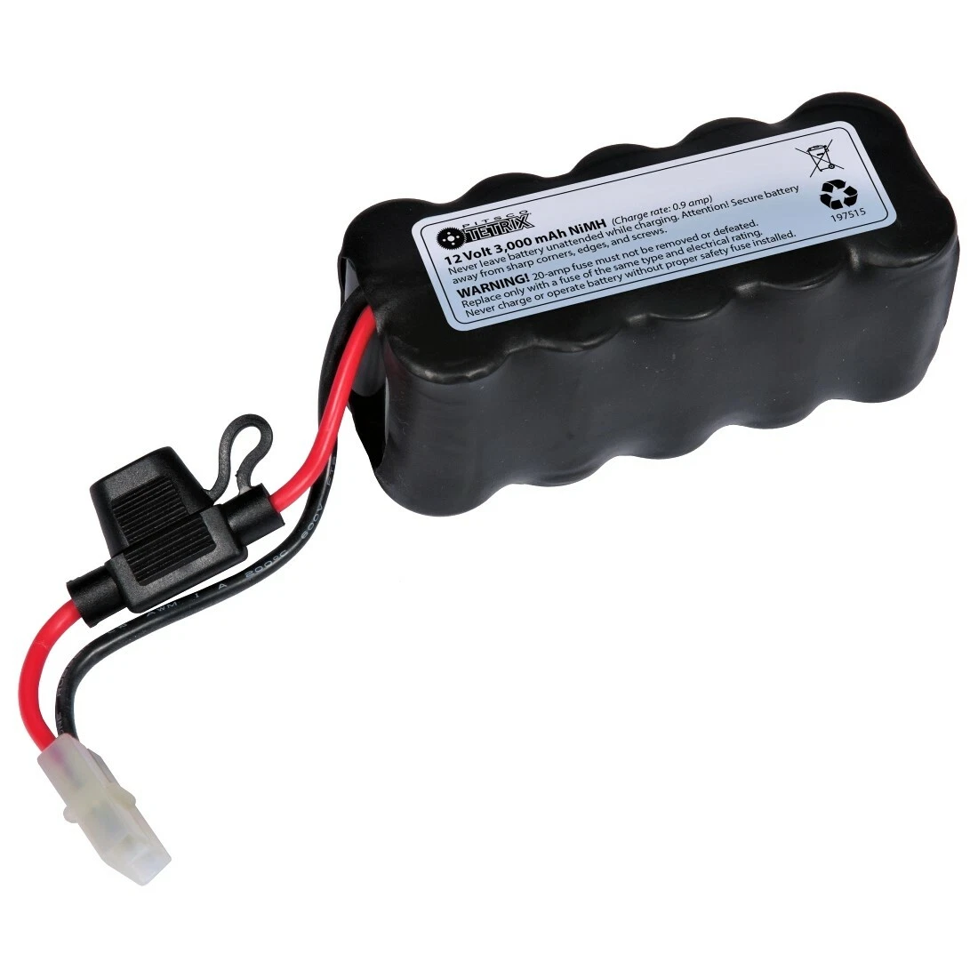 TETRIX MAX 12 Volt Rechargeable 3 000 mAh NiMH Battery Pack 39057