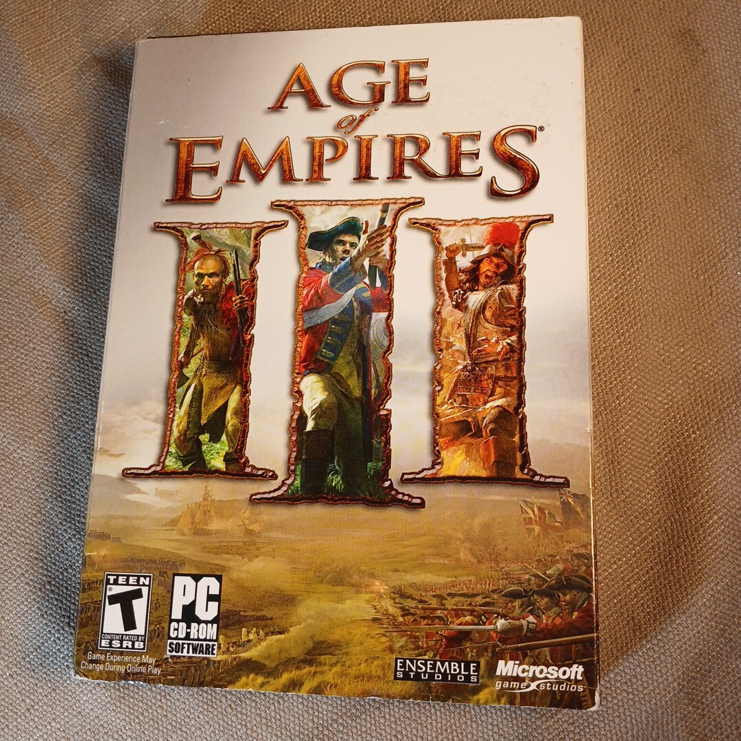 Age of Empires III 3 PC Game 2005 Complete Edition 3 Discs w