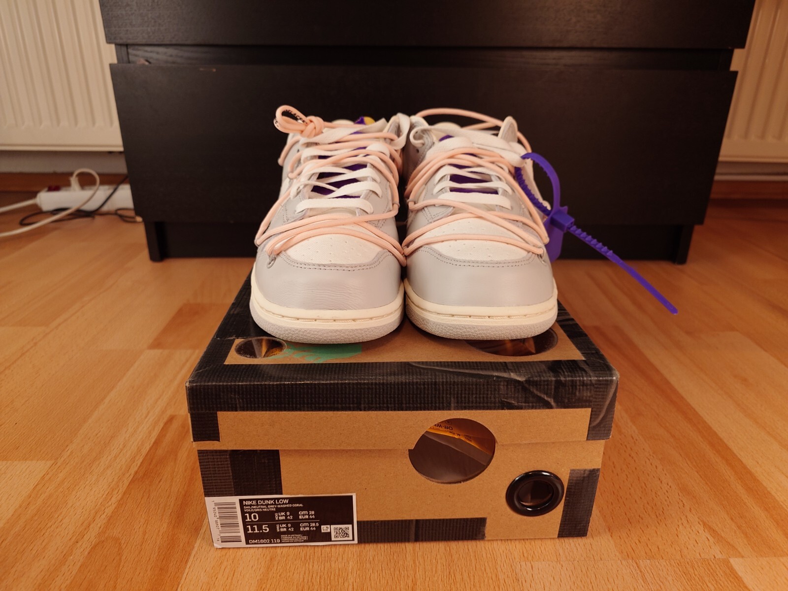 OFF WHITE X NIKE Nike Dunk Low x Off White lotto 24 US 10 EU 44