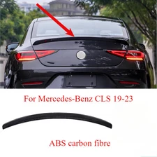ABS carbon Rear trunk spoiler Tail Wing AMG Style For Mercedes-Benz CLS 19-23
