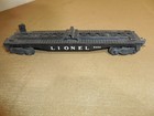 LIONEL O GAUGE BLACK   6424 AUTOMOTIVE FLAT CAR