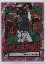 2021 Panini Donruss Unleashed Pink Fireworks Marcell Ozuna #UNL11 17hc