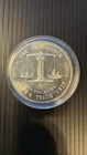 1993 Vintage MORGAN Design 1 oz 0.999 Fine Silver Trade Unit Round