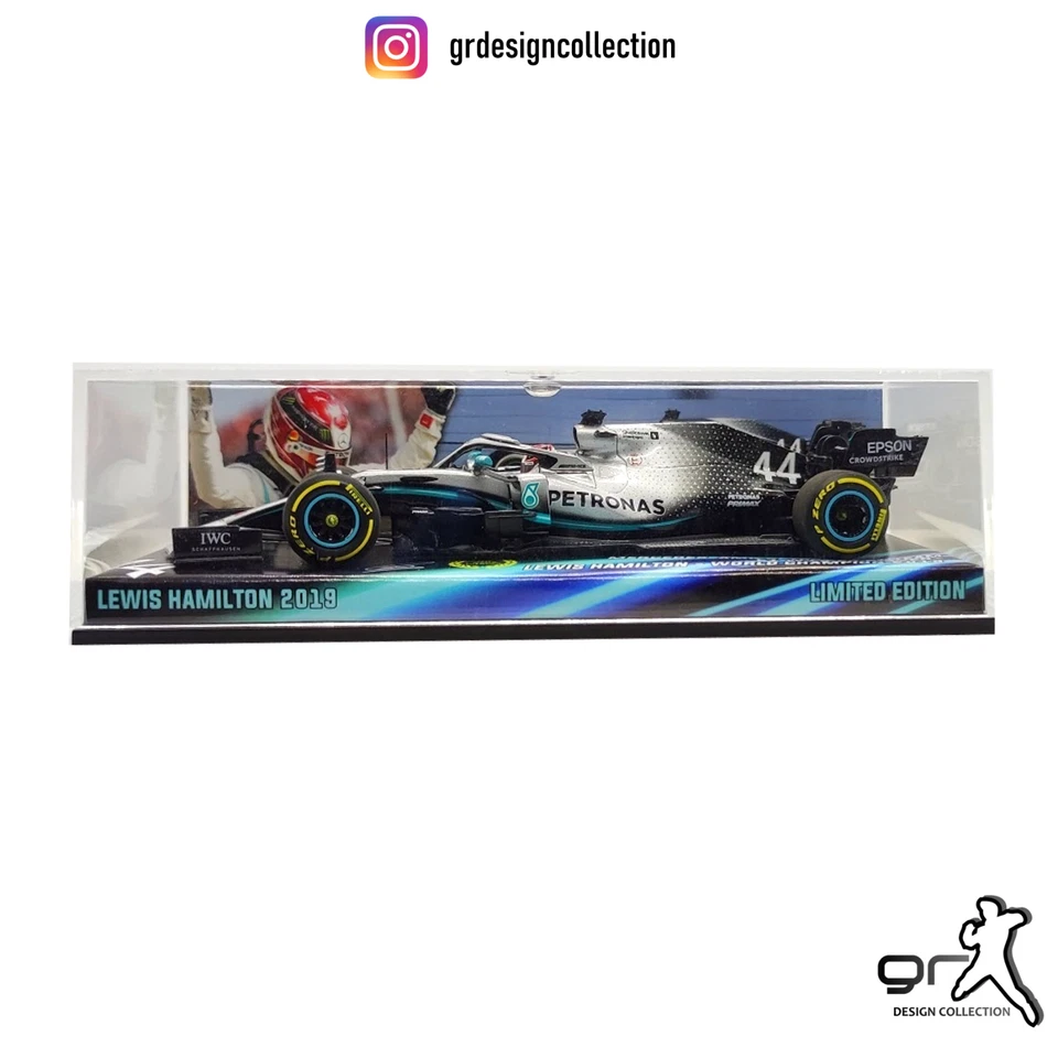 Lewis Hamilton - Mercedes W10 - F1 World Champion 2019 / Minichamps / 1:43 - Immagine 2 di 4