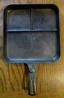 Vintage Cast Iron Wagner Ware Sidney O Bacon and Egg Breakfast Skillet 1101 A