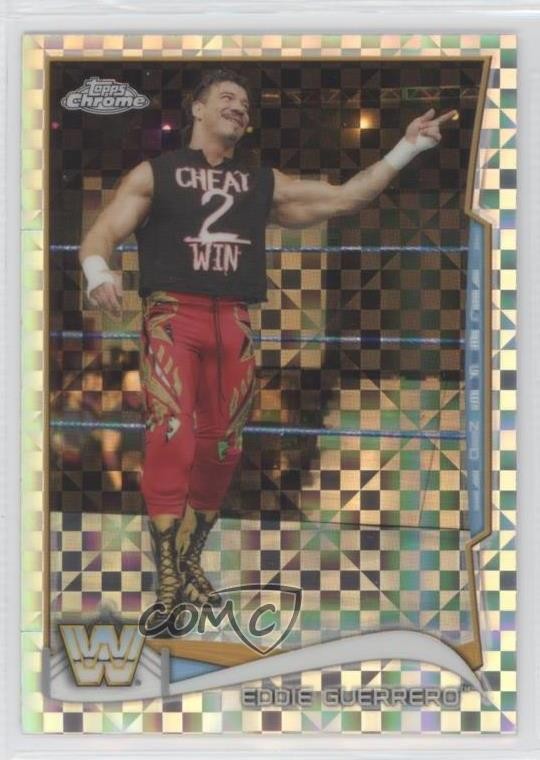 2014 Topps Chrome WWE X-Fractor Eddie Guerrero #100 0xy0