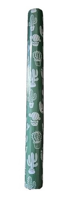 RUSPEPA Quality Wrapping Paper - Cactus Desert Theme Green White