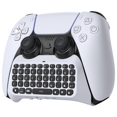 Wireless Controller Tastatur für PS5 Pro Slim, Bluetooth 3.0 Mini Portable Ga...