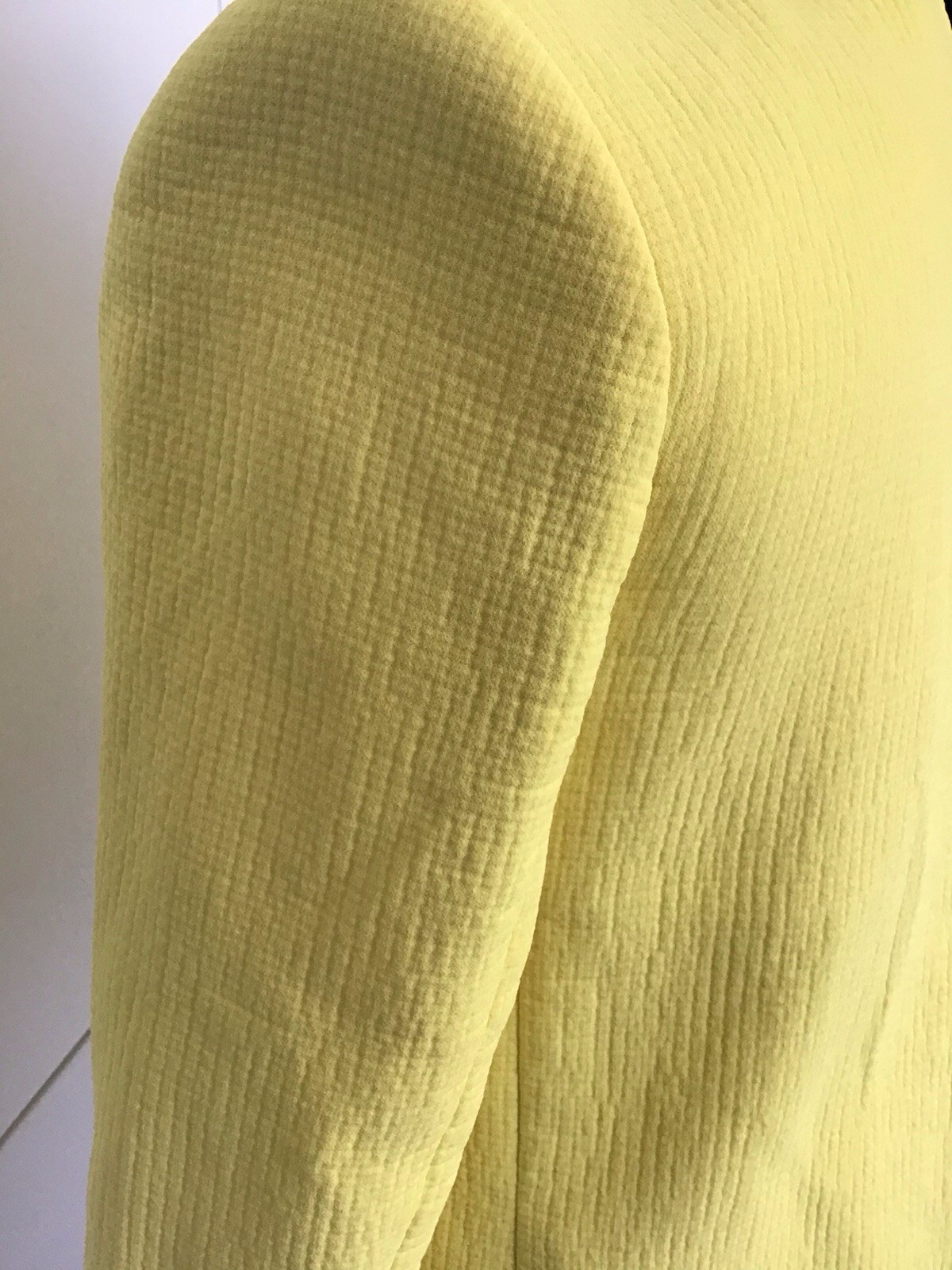 Zara Basic Women's  Yellow Polyester Jacket  Eur … - image 4