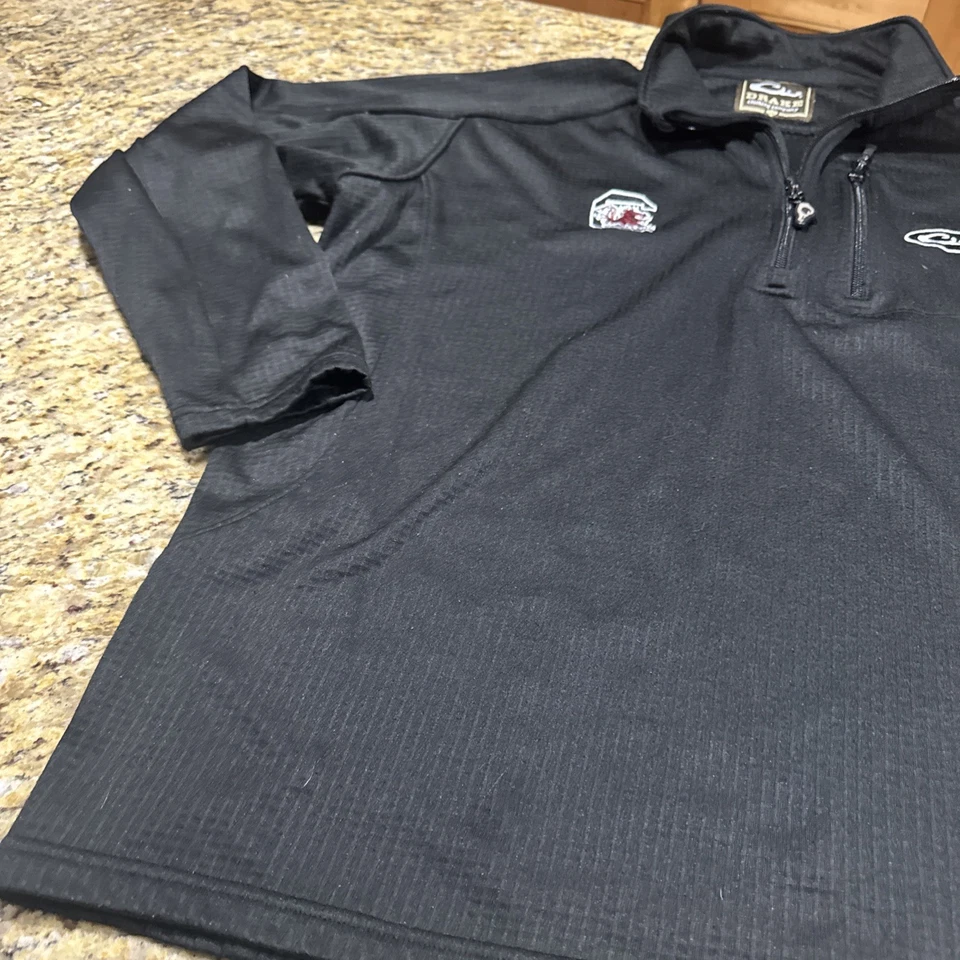 Drake South Carolina Gamecocks Sweatshirt Mens Quarter Zip Pull Over XL College - Image 2 of 4