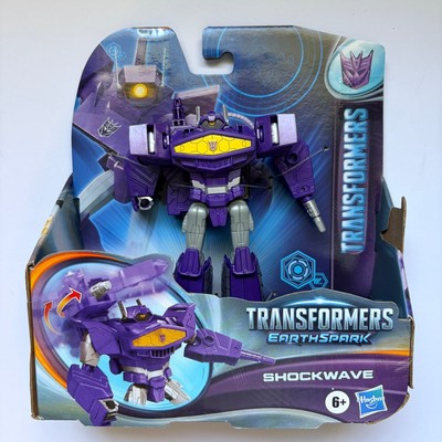 Transformers EarthSpark Shockwave by Hasbro 5 Inch Action Figure Robot Toy