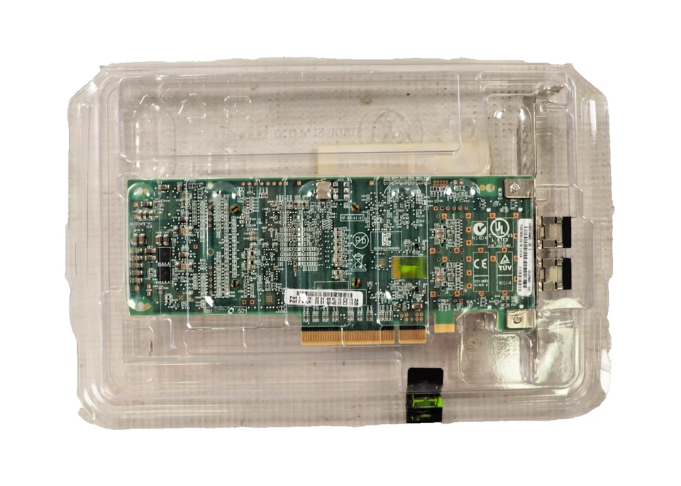 Dell QLogic QLE2662-DEL H8T43 16Gb 2-Port PCIe HBA w/2x SFP - Image 3 of 3