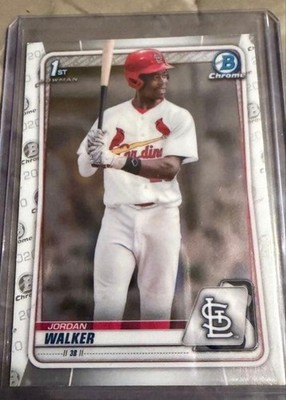 Jordan Walker 2020 1st Bowman Chrome Topps Single Card