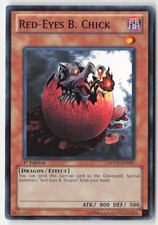 Yugioh - Red-Eyes B. Chick SDDC-EN007 1st Edition - Structure Deck: Dragons Coll
