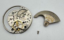 Vintage LeCoultre Futurematic Bumper 497 Watch Main Plate & Bumper Rotor