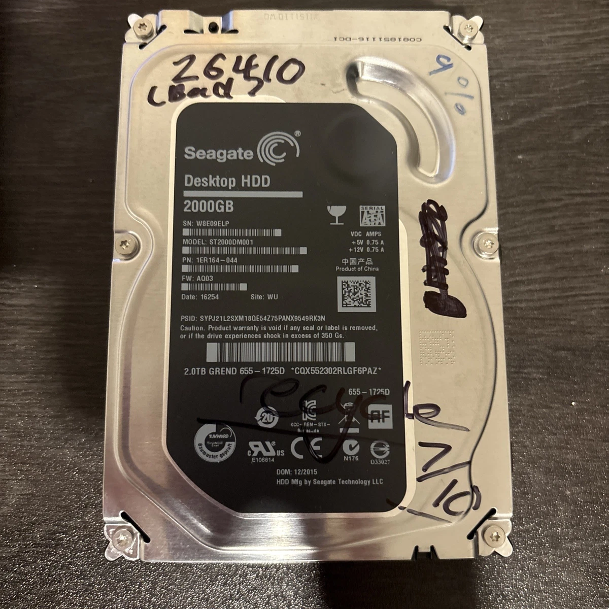 Seagate Barracuda St2000dm001 2tb for sale | eBay