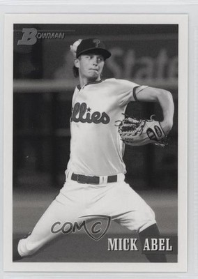 2021 Bowman Heritage Prospects Black & White Mick Abel #132 sb7