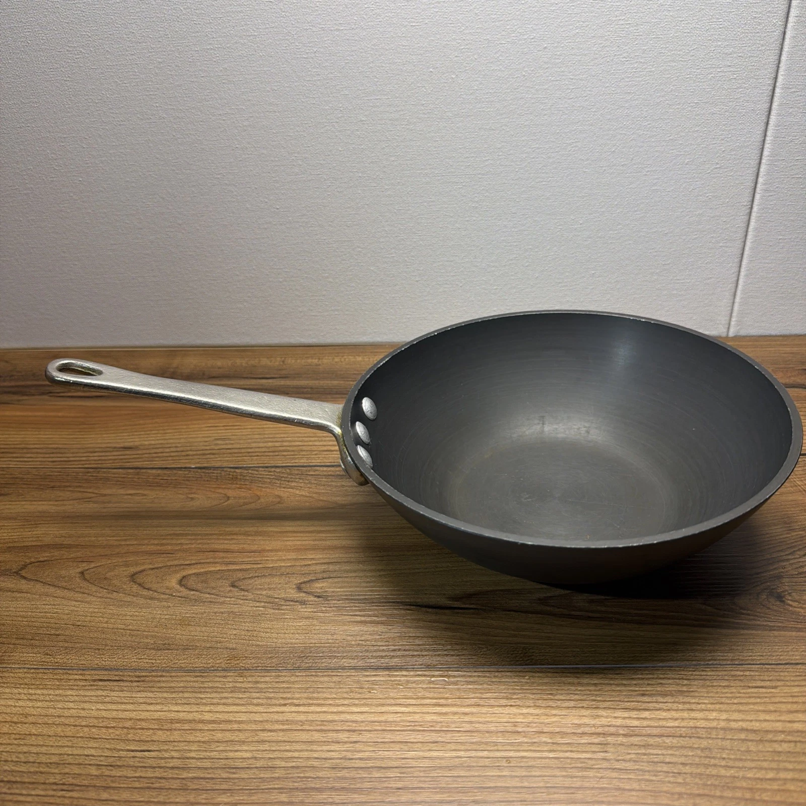 VINTAGE CALPHALON COMMERCIAL 8.5" FLAT WOK G175HC C-20 TOLEDO OH HARD ANODIZED