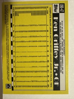 2025 Ken Griffey Jr Topps Update U90-47 35th Anniversary Foil | eBay