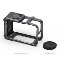 Camera Cage Quick-Release Protective Frame Lens Cap for DJI Action 5 Pro/4/3