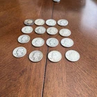 Lot of 16 Washington Quarters – 90% Silver – Mixed Years 1930-1950