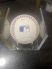 2002 Opening Day Baseball Signed Yankees Roster,Jeter,Clemens,Posada Etc 3 Of 5