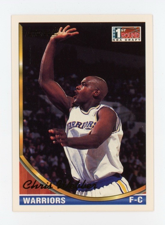 1993-94 Topps #224 Chris Webber Gold Mint