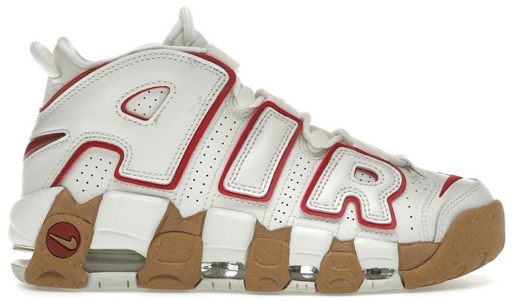 Nike Air More Uptempo Phantom Gym Red Gum W for sale | eBay