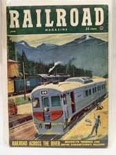 Railroad Magazine 1952 Juni RR über den Fluss Brooklyn Terminal Line Dodgers