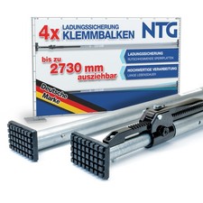 4 Stück NTG Klemmbalken, verstellbar 1372 - 2730 mm, Stahl