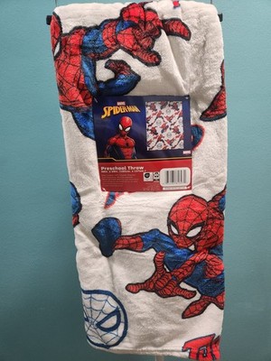 MARVEL SPIDER-MAN PRESCHOOL THROW NWT 2025 40IN X 50IN 100% POLYESTER JAY FRANCO
