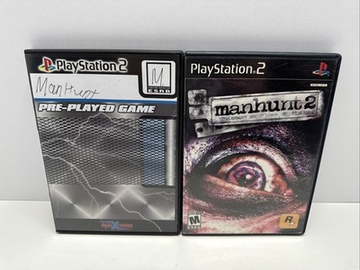Manhunt 1 + Manhunt 2 (Sony PlayStation 2) PS2 Horror