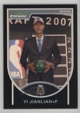 2007 Bowman Draft Picks & Stars Chrome Rookie Black Refractor Yi Jianlian gb9