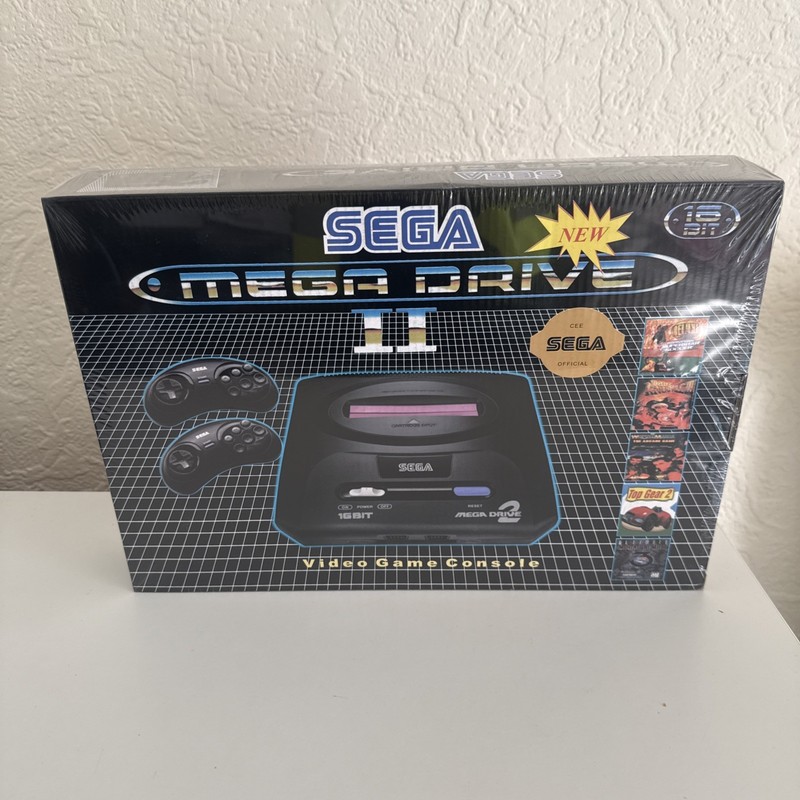 Sega Mega Drive Black Console CEE Sega Official Brand New Sealed  VGC