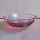 Replacement Fenton Bunnyon Basket- Basket ONLY -  In Pink Champagne  Color Glass