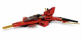 LEGO Ninjago Kai Fighter w/ Techno Robe and General Cryptor w/Armor Set Complete