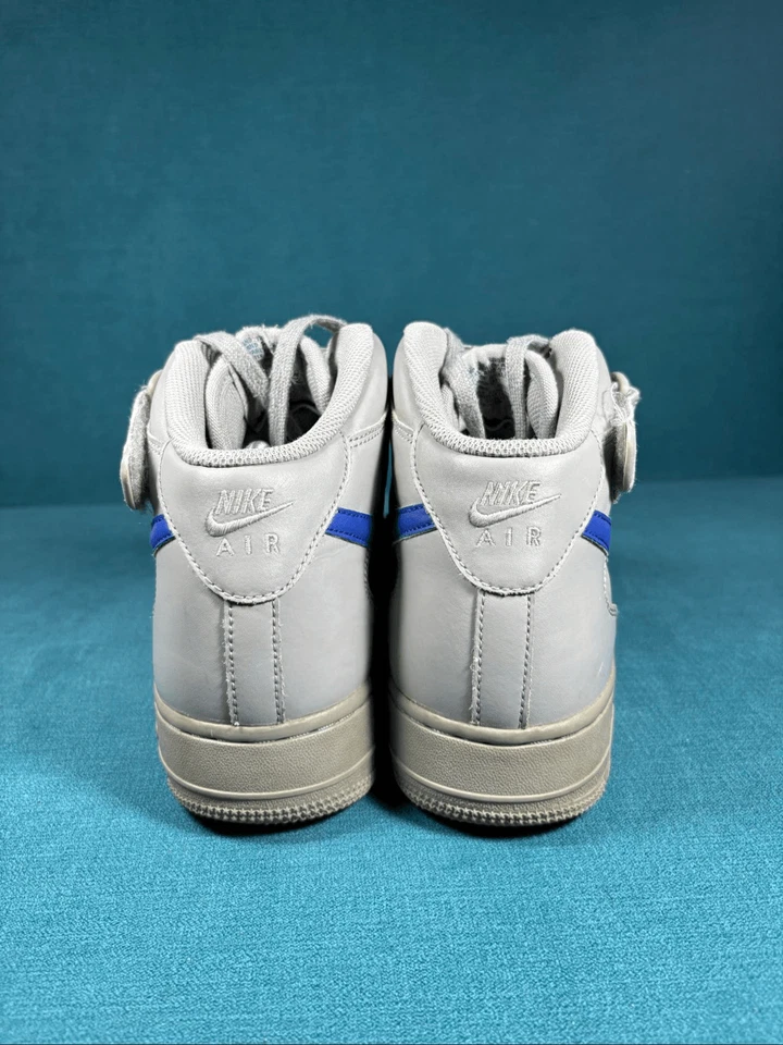 NIKE Air Force 1 Mid '07 'Dust Blue', mens US 10.5 - Image 2 of 4