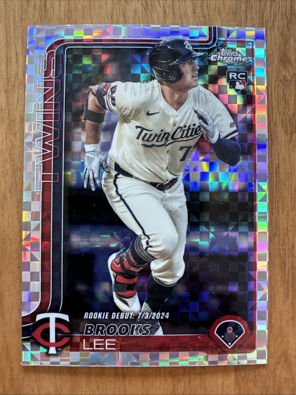 2025 Topps Chrome Update Series - Brooks Lee #USC6 X-Fractor (RC) *mint*
