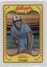 1981 Kellogg's 3-D Super Stars Phil Niekro #12 HOF 3n4