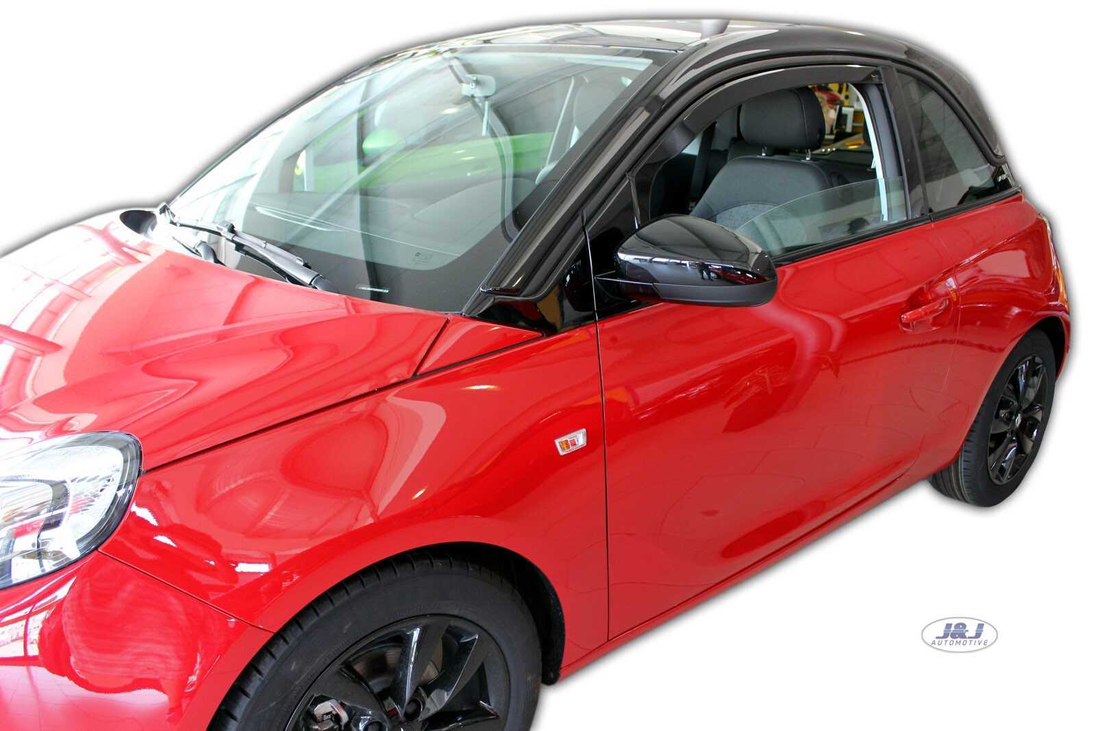 Déflecteurs d'air Opel Adam 3 portes déflecteur de vent teinté HEKO 2013 2014 2015 2016