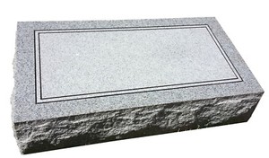 Granite Headstone Bevel (20x10x6) Cemetery Funeral Memorial