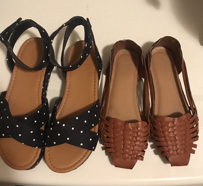 cute navy sandals