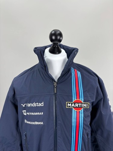 Mens racing jacket Martini Size M Color Blue - Picture 3 of 13