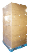 PALLET OF COLORED TSHIRT KNIT RAGS - 50 LBs - 16 BOXES - 800 LB - FREE SHIPPING 